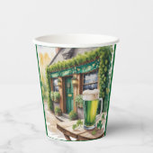 St Patrick’s Day Bar Pub Party Pappbecher (Vorderseite)