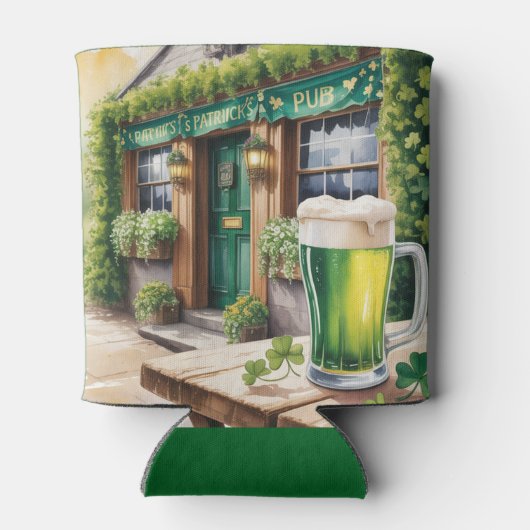 St Patrick’s Day Bar Pub Party Personalized Dosenkühler (Rückseite)