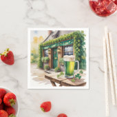 St Patrick’s Day Bar Pub Party Serviette (Beispiel)