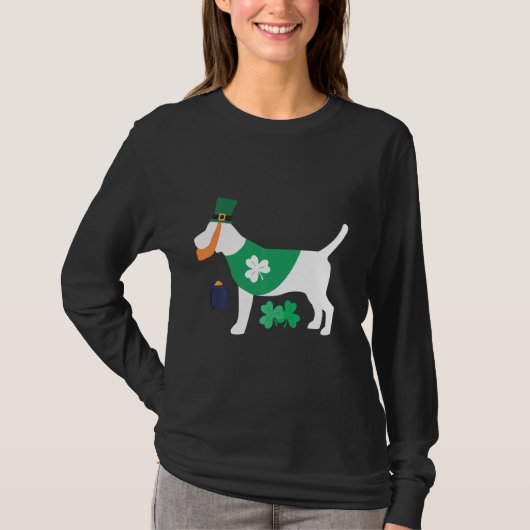 St Patrick S Day Beagle Funny für Hundefreunde T-Shirt (Vorderseite)