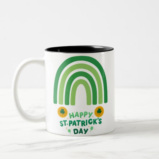 St. Patrick’s Day Blessing Mug Zweifarbige Tasse (Links)