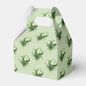 St. Patrick’s Day Bridal Shower Gold Key & Clover Geschenkschachtel (Rückseite)