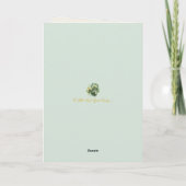 St. Patrick’s Day Bücherstapel Karte – Irisches Gl (Rückseite)