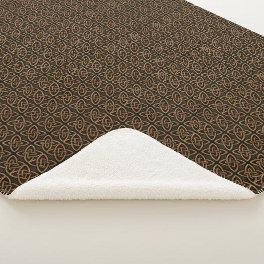St. Patrick’s Day Celtic Knot Sherpa-Decke Sherpadecke (3/4)
