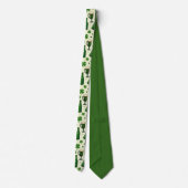 St. Patrick’s Day Cheers & Clovers Krawatte (Rückseite)