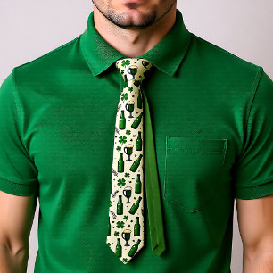 St. Patrick’s Day Cheers & Clovers Krawatte
