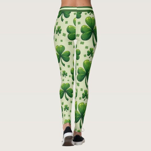 St. Patrick’s Day Clover Chaos Leggings (Rückseite)