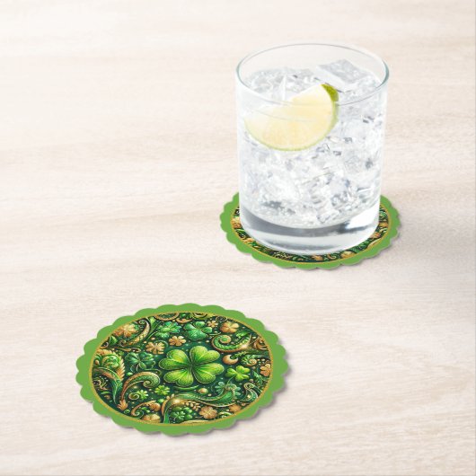 St. Patrick’s Day Clover Design  Untersetzer (Vor Ort)
