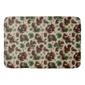 St. Patrick’s Day Coffee & Shamrock Pattern Badematte (Vorderseite)