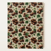 St. Patrick’s Day Coffee & Shamrock Pattern Planer (Rückseite)