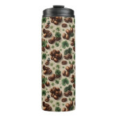 St. Patrick’s Day Coffee & Shamrock Pattern Thermosbecher (Vorderseite)