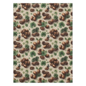 St. Patrick’s Day Coffee & Shamrock Pattern Tischdecke (Vorderseite)