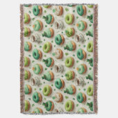 St. Patrick’s Day Donuts & Coffee Wasserfarben Decke (Vorderseite Vertikal)