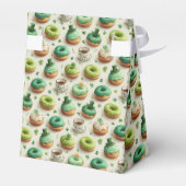 St. Patrick’s Day Donuts & Coffee Watercolor Geschenkschachtel (Rückseite)