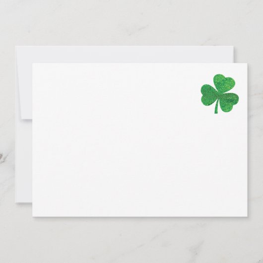 St. Patrick’s Day Envelopes - Lucky Kleeblatt Gree Einladung (Vorderseite)