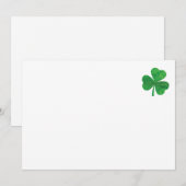St. Patrick’s Day Envelopes - Lucky Kleeblatt Gree Einladung (Vorne/Hinten)