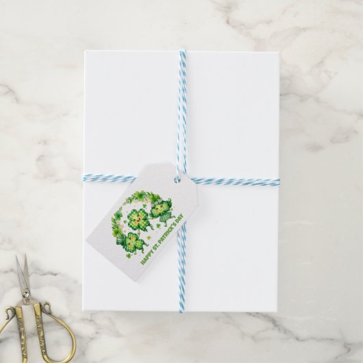 St. Patrick’s Day feiern Geschenkanhänger (Mit Garn)