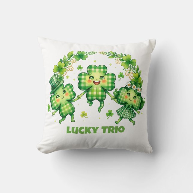 St. Patrick’s Day feiern Kissen (Vorderseite)