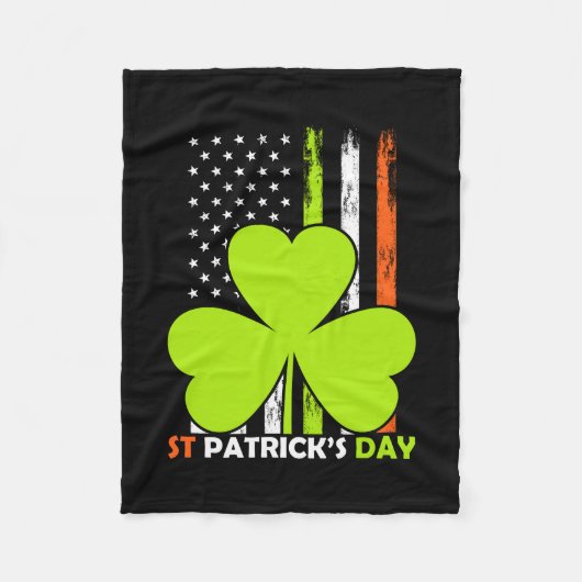 St Patrick S Day Fleecedecke (Vorderseite)