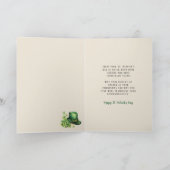 St. Patrick’s Day Funny Beer Card Karte (Innenseite)