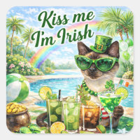St. Patrick’s Day Glam-Cat-Poolparty
