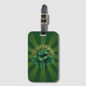 St. Patrick’s Day Glück der Iren Faust Shamrock Gepäckanhänger (Vorderseite Vertikal)