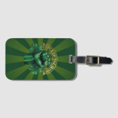 St. Patrick’s Day Glück der Iren Faust Shamrock Gepäckanhänger (Vorderseite (Horizontal))