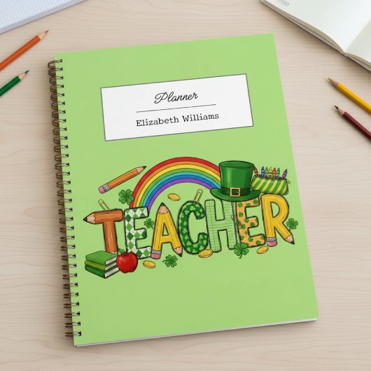 St. Patrick’s Day Glücklich zu unterrichten Lehrer Planer