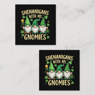 St Patrick’s Day Glückskleeblatt-Gnom  Begleitkarte