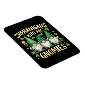 St Patrick’s Day Glückskleeblatt Gnom  Magnet (Rechte Seite)