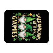 St Patrick’s Day Glückskleeblatt Gnom  Magnet (Horizontal)