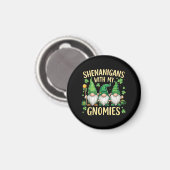 St. Patrick’s Day Glückskleeblatt Gnom Magnet (Vorderseite/Rückseite)
