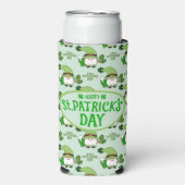 St. Patrick’s Day Gnom Bierdosenkühler Selters Dosenkühler (Seltzer Vorderseite)