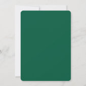 St. Patrick’s Day Gnom-Grün-Einladung Einladung (Rückseite)
