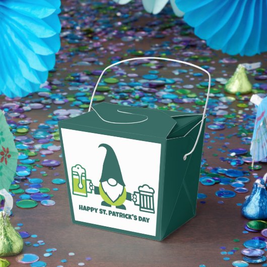 St. Patrick’s Day Gnom mit Bierkrug Geschenkschachtel (Party)