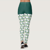 St. Patrick’s Day Gnom mit Bierkrug Leggings (Rückseite)