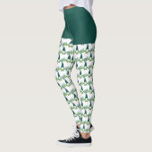 St. Patrick’s Day Gnom mit Bierkrug Leggings (Links)
