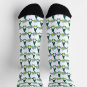St. Patrick’s Day Gnom mit Bierkrug Socken (Oben)