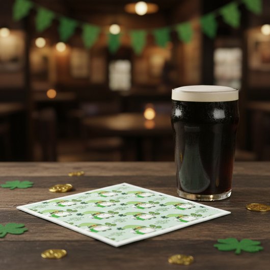 St. Patrick’s Day Gnom-Napkins Serviette