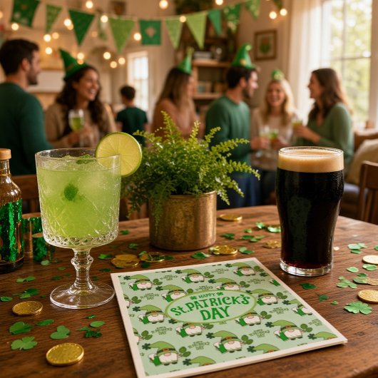 St. Patrick’s Day Gnom-Napkins Serviette