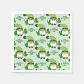 St. Patrick’s Day Gnom-Napkins Serviette (Vorderseite)