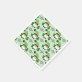 St. Patrick’s Day Gnom-Napkins Serviette (Ecke)