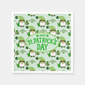 St. Patrick’s Day Gnom-Napkins Serviette (Vorderseite)
