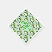 St. Patrick’s Day Gnom-Napkins Serviette (Ecke)
