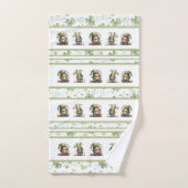 St. Patrick’s Day Gnome Pattern  Badhandtuch Set (Handtuch)