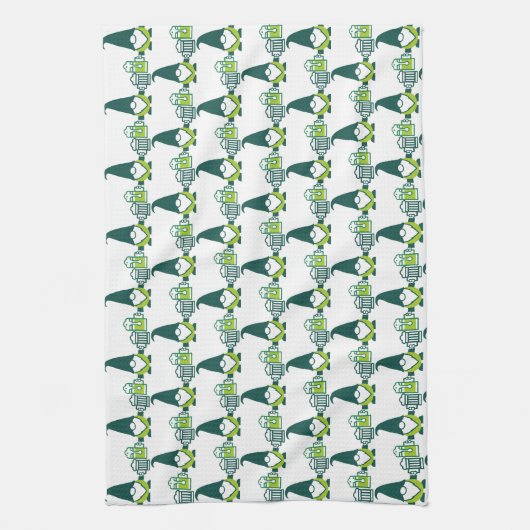 St. Patrick’s Day Gnome with Beer Mug Geschirrtuch (Vertikal)