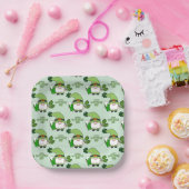 St. Patrick’s Day Gnomn-Teller aus Papier Pappteller (Party)