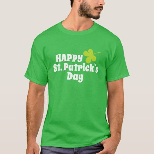 St. Patrick`s Day Green T-Shirt (Vorderseite)