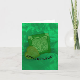 St Patrick’s Day Gruß. Glückliche Wünsche. Grüße Feiertagskarte