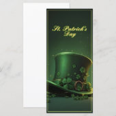 St. Patrick’s Day Hut und Shamrock-Design (Vorne/Hinten)